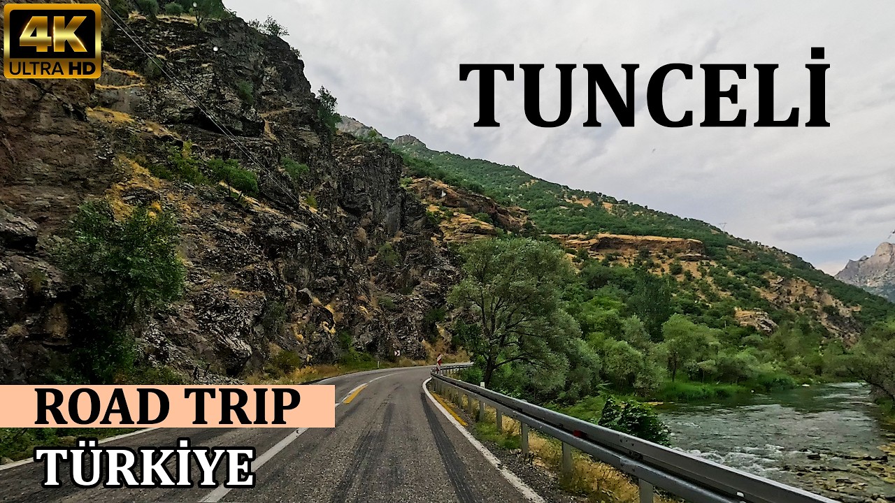 Pertek'ten Pülümür Vadisi'ne yolculuk, Tunceli (Türkiye) 4K | Yolculuk - Road Trip