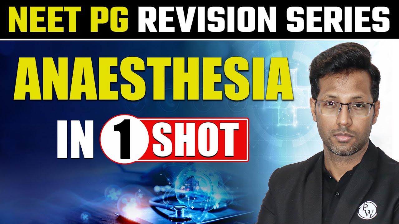 ANESTHESIA || NEET PG 2023 || SPRINT Series