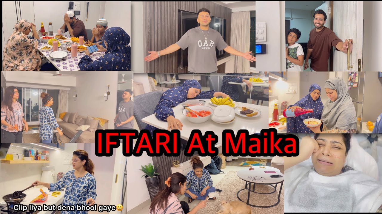 Ramadan day 17th ALHAMDULILLAH❤️| Maike mein IFTARI| Got My anti acne treatment done| #familyvlog