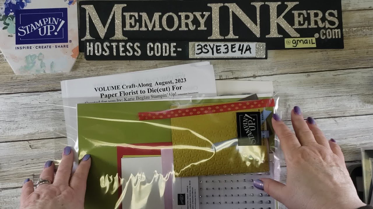 Stamping Up! Independent Demonstrator Karie Beglau - Paper Florist to Die (CUT) For! - VOLUME 8/23