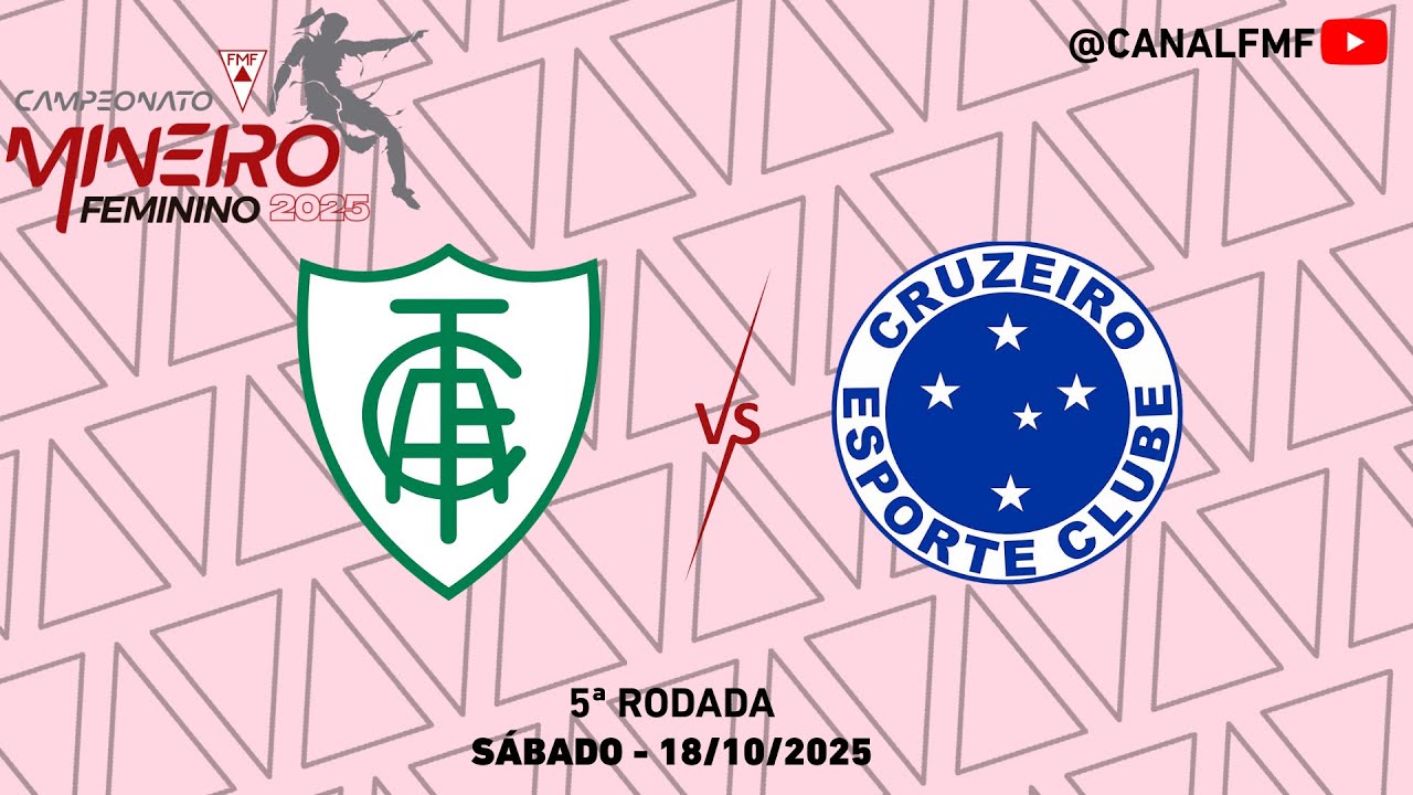 Am&eacute;rica X Cruzeiro SAF - Mineiro Feminino 2025