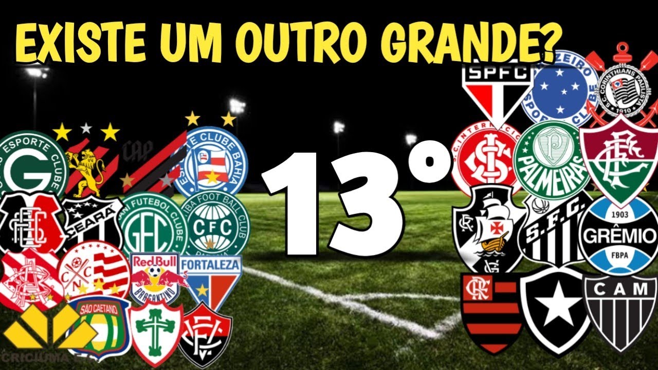 QUEM É O 13° MAIOR TIME DO BRASIL? 