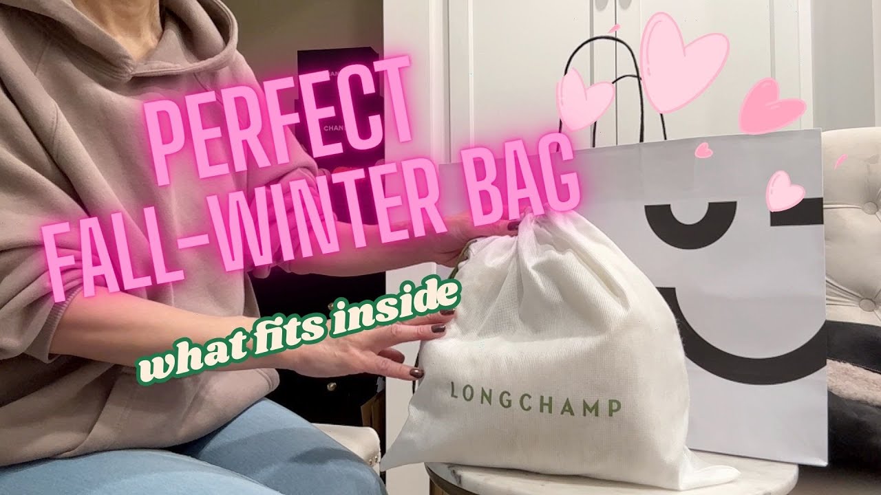 Идеальная осенне-зимняя сумка от Longchamp &mdash; сумка из овчины | Что поместится внутри?