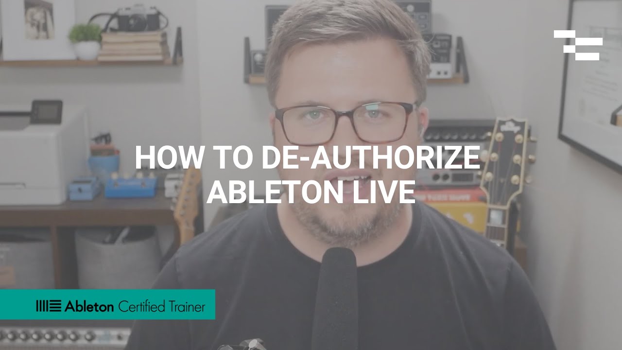 Как деавторизовать Ableton Live