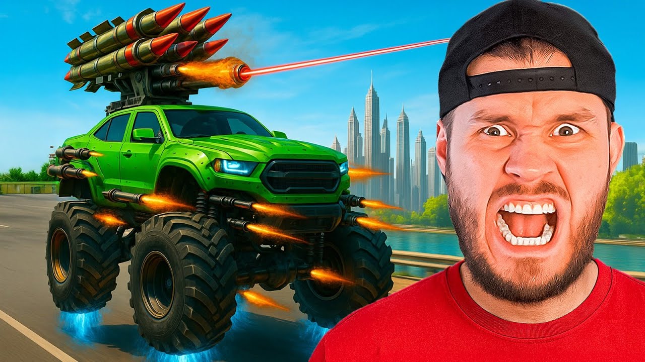 ich BAUE einen RIESEN MONSTER TRUCK in LONG DRIVE!