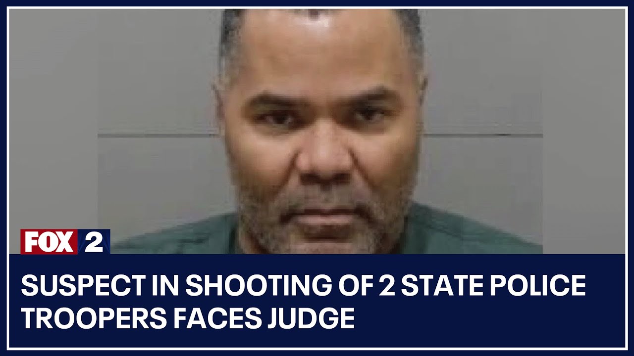 Suspect in shooting of 2 state police troopers faces judge
