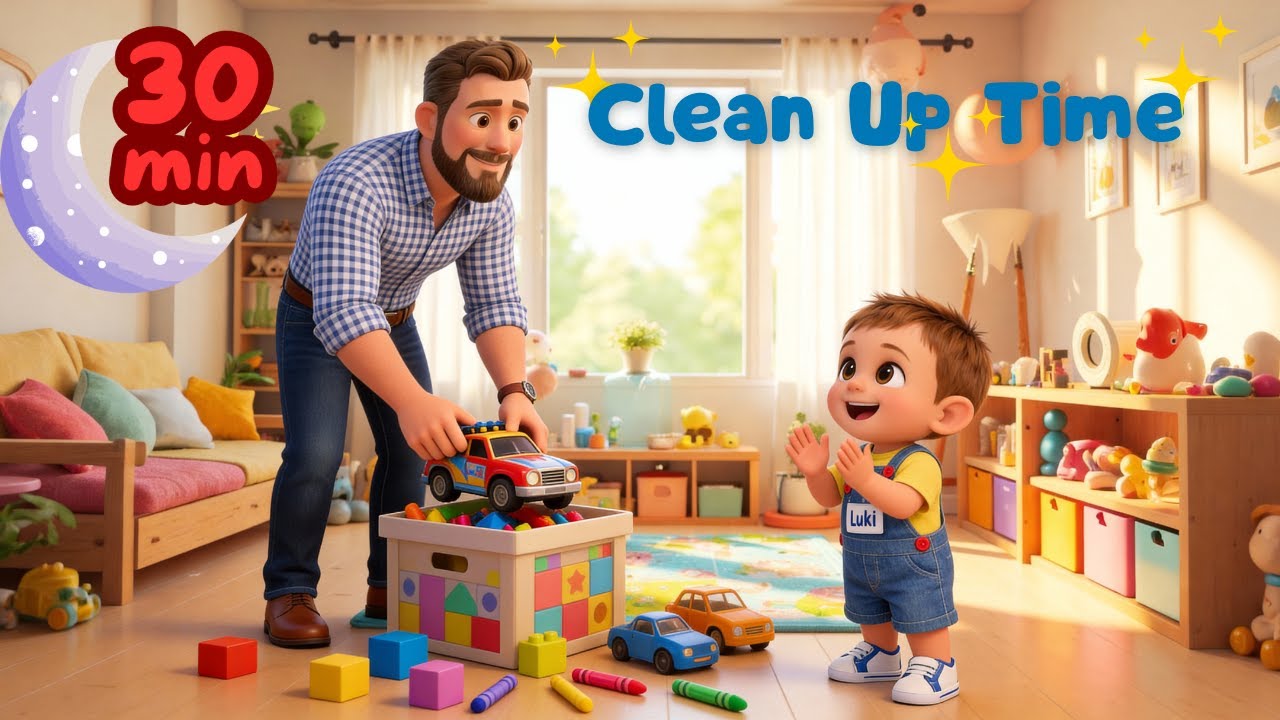 Clean Up Time Song + More Fun Nursery Rhymes for Toddlers | kids Songs
