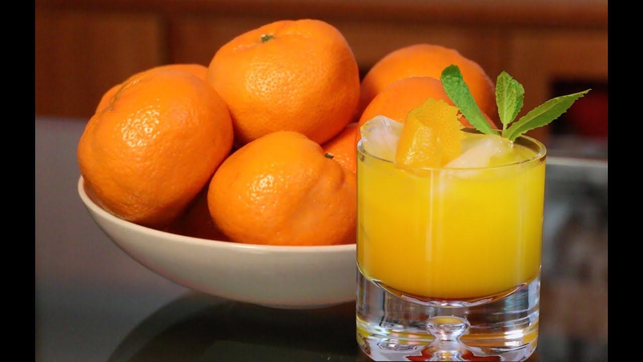 The Fallen Halo Mandarin Orange Cocktail  |  WayneBite video