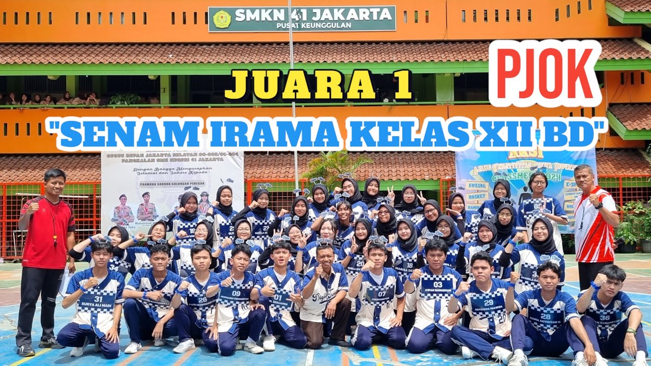 Senam Irama | Juara 1 Ujian Praktik PJOK | SMK N 41 Jakarta | 2025 |