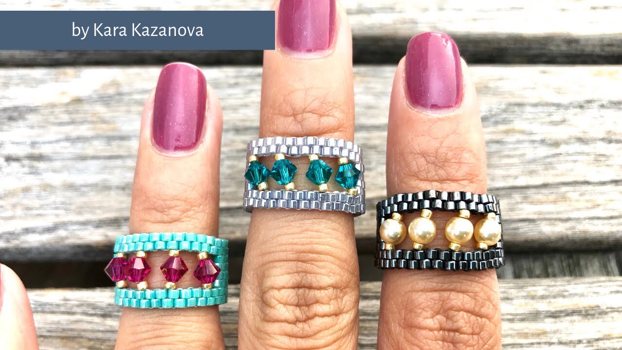 Pandora Ring Tutorial | DIY & Crafts | Quick and Easy Beaded Ring