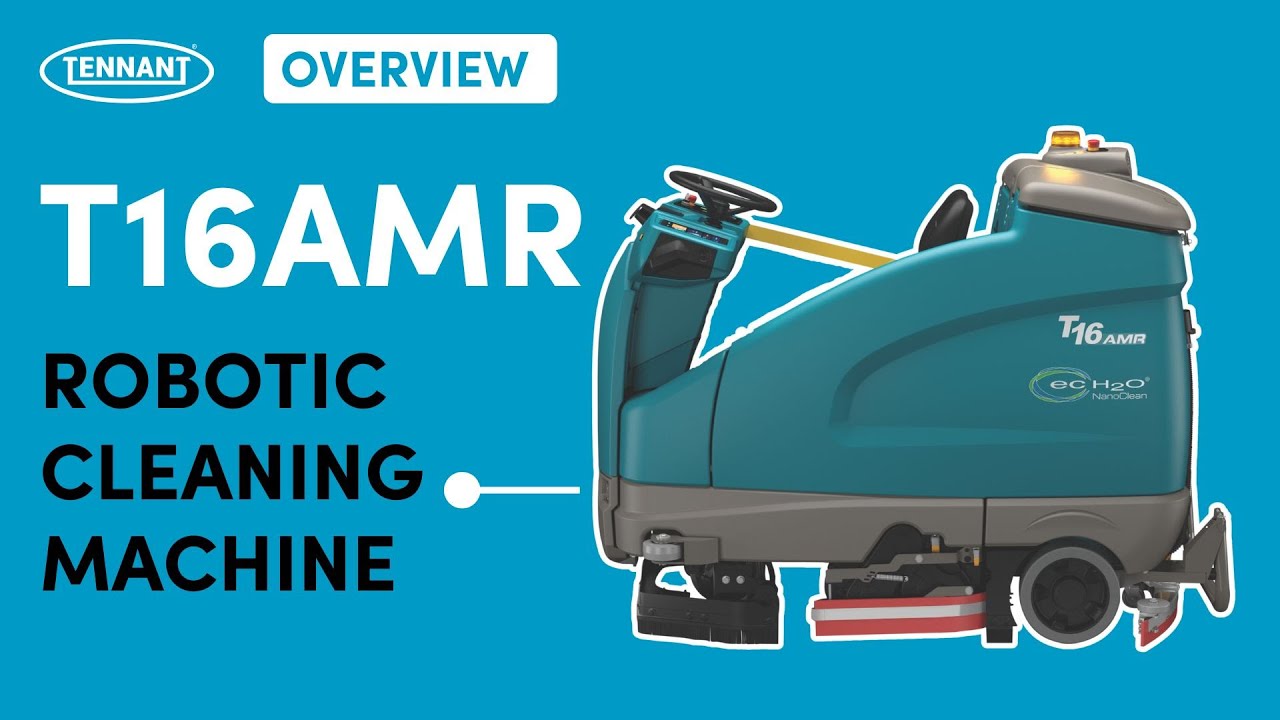 T16AMR Ride-On Robotic Scrubber | Product Overview | Tennant Company