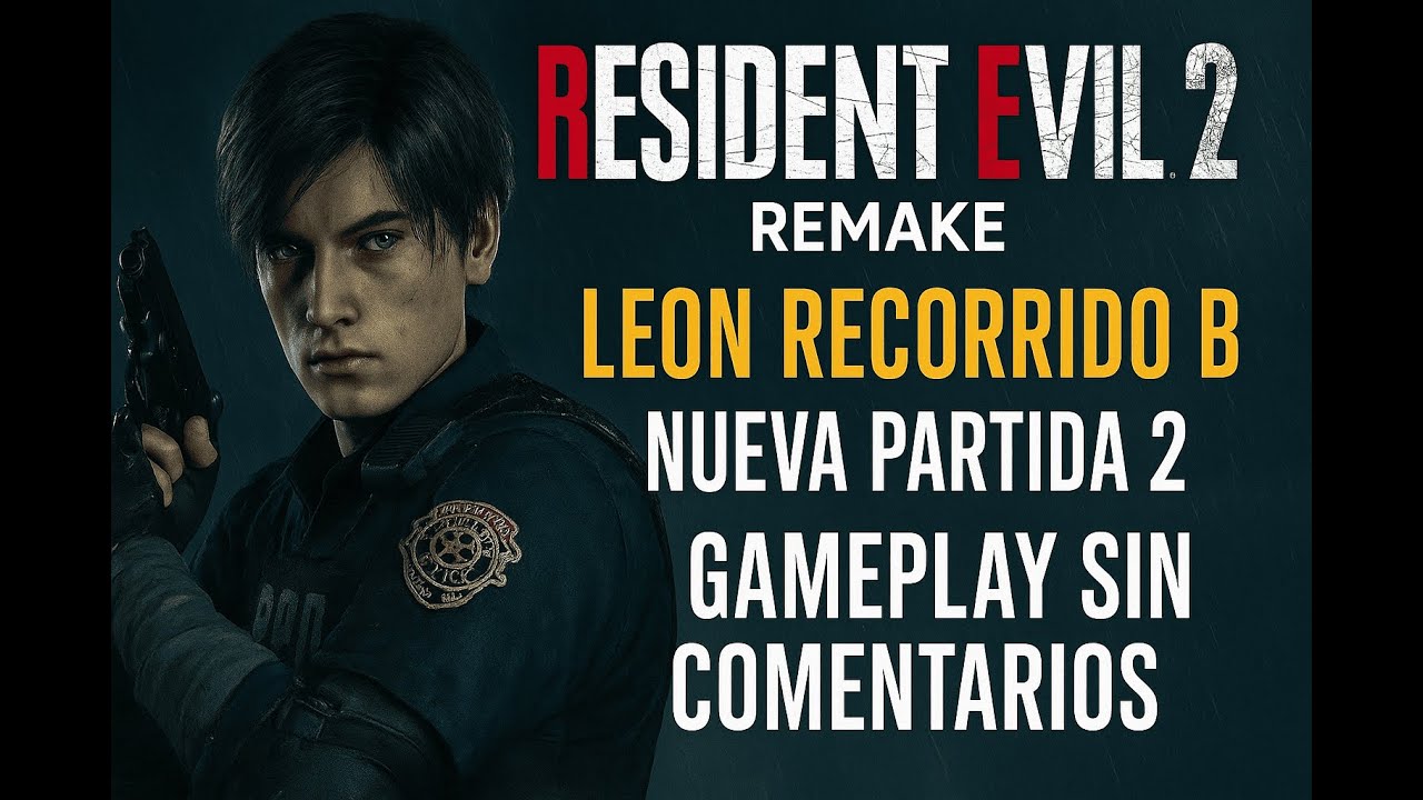 Resident Evil 2 Remake – Leon Nueva Partida 2 (Recorrido B) | Gameplay sin Comentarios