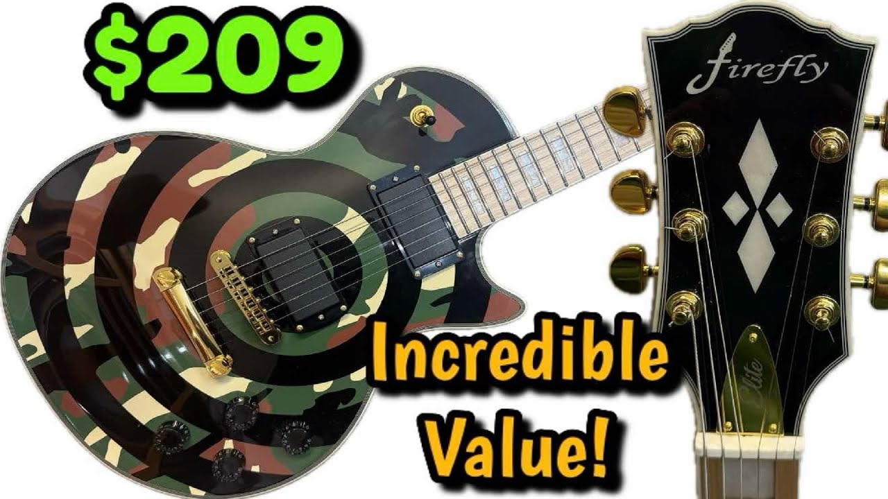 Посвящение Закку Уайлду: Лучшая бюджетная гитара Les Paul And It's A Firefly!! Я обожаю эту гитару!