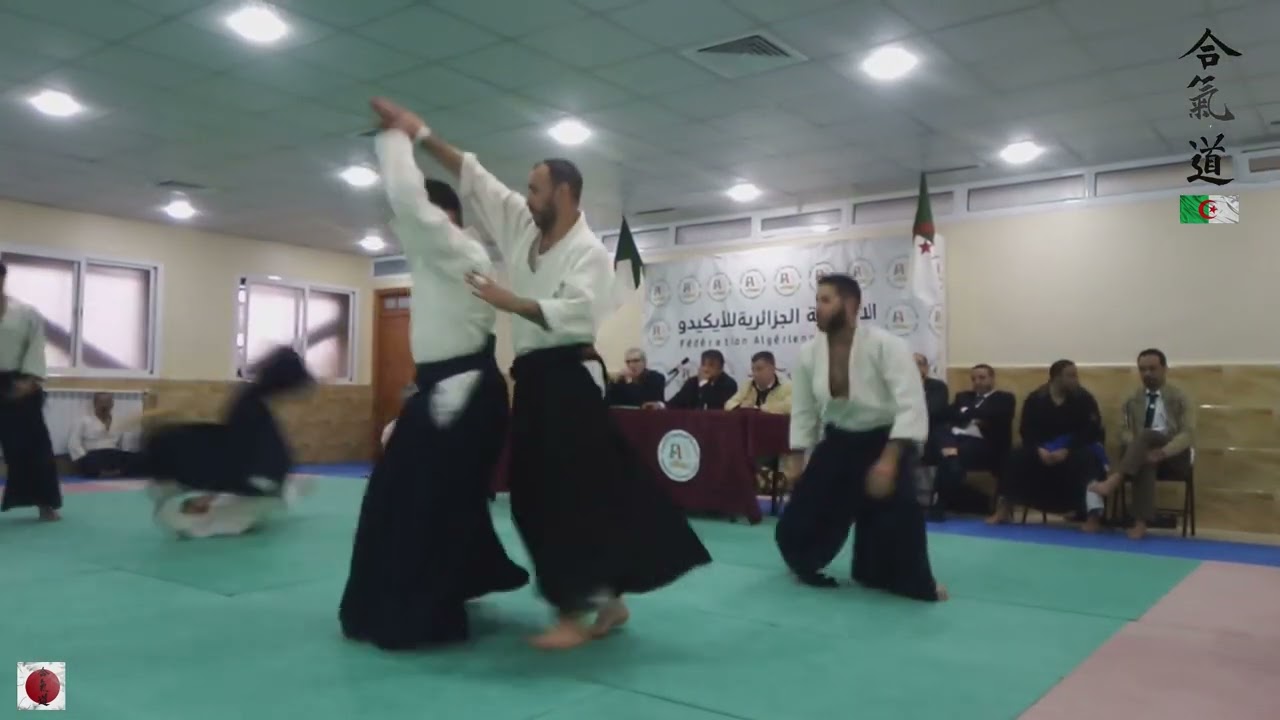 إمتحان إجتياز الرتب درجة الثالثة  دان 3 #aikido  passage de grade 3eme dan