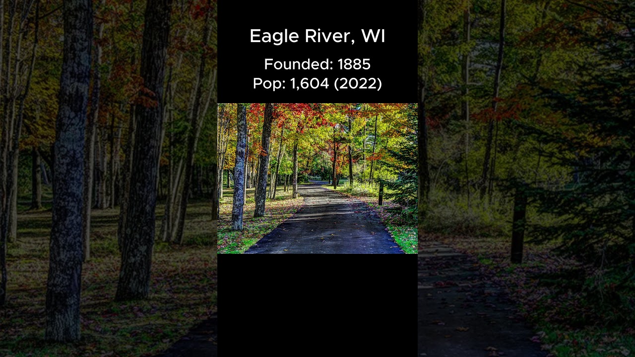 Random US Towns: Eagle River, WI #shorts