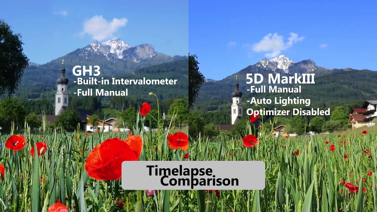 Panasonic GH3 Test #4: Timelapse comparison to 5D MarkIII