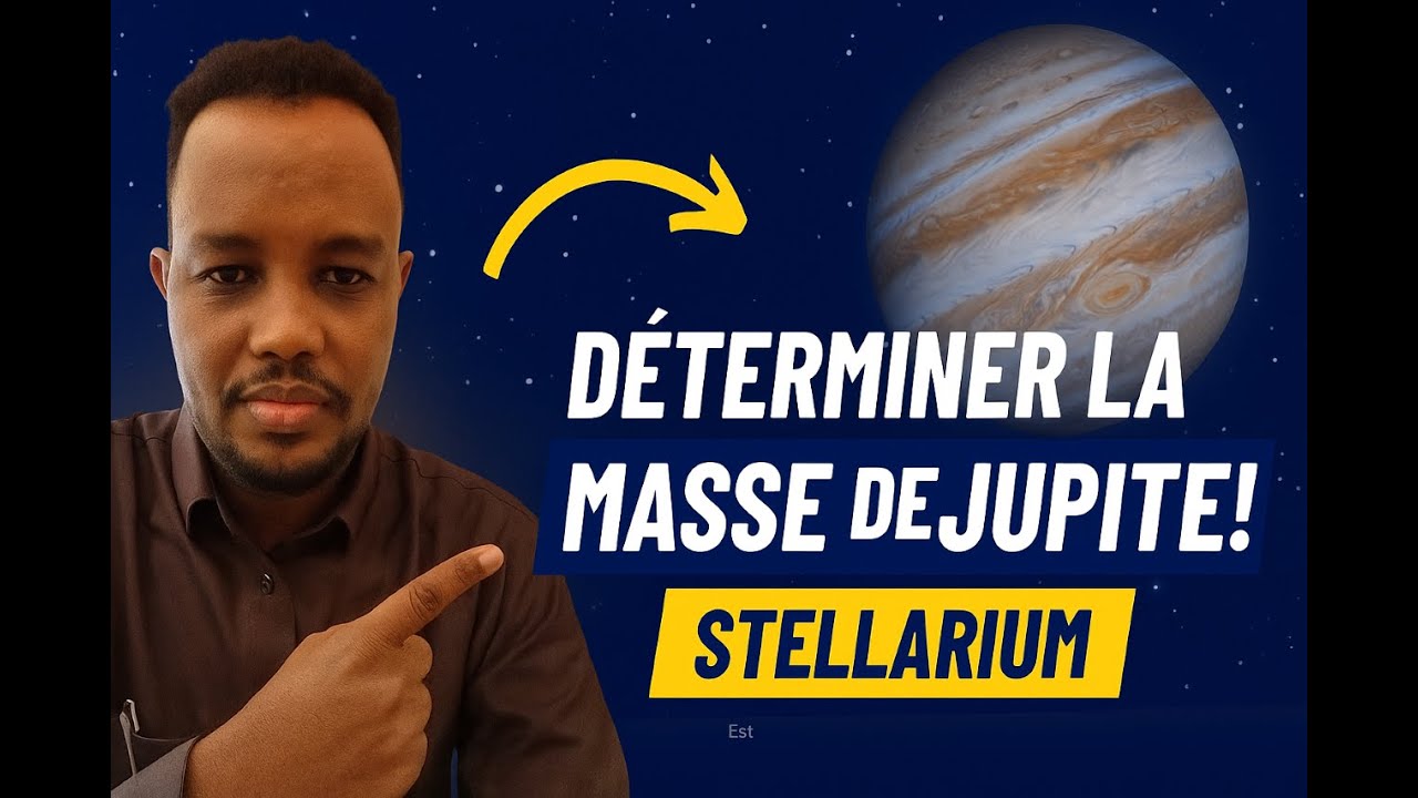 PM5 : Détermination de la masse de Jupiter avec STELLARIUM
