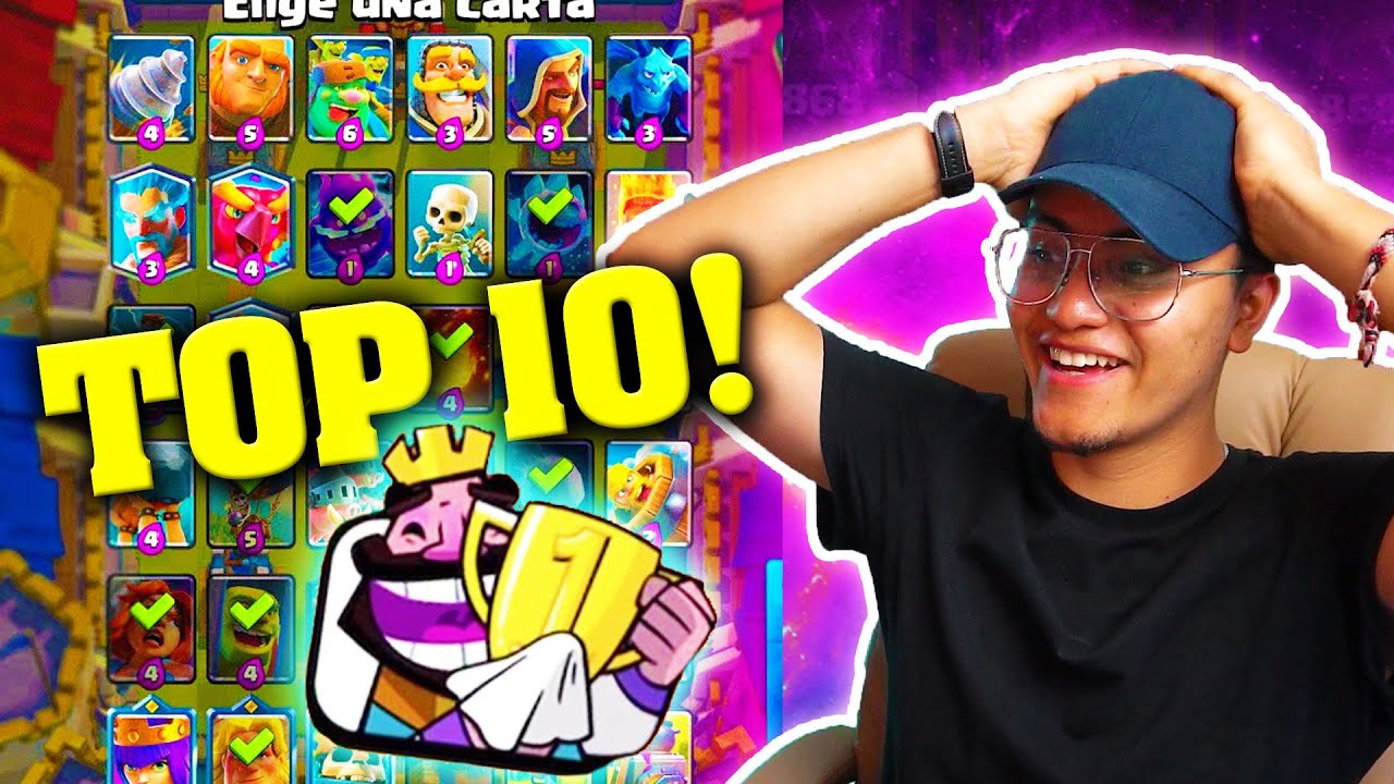 ¡Top 10 del MUNDO en TORNEO GLOBAL de MEGA MAZO! Clash Royale