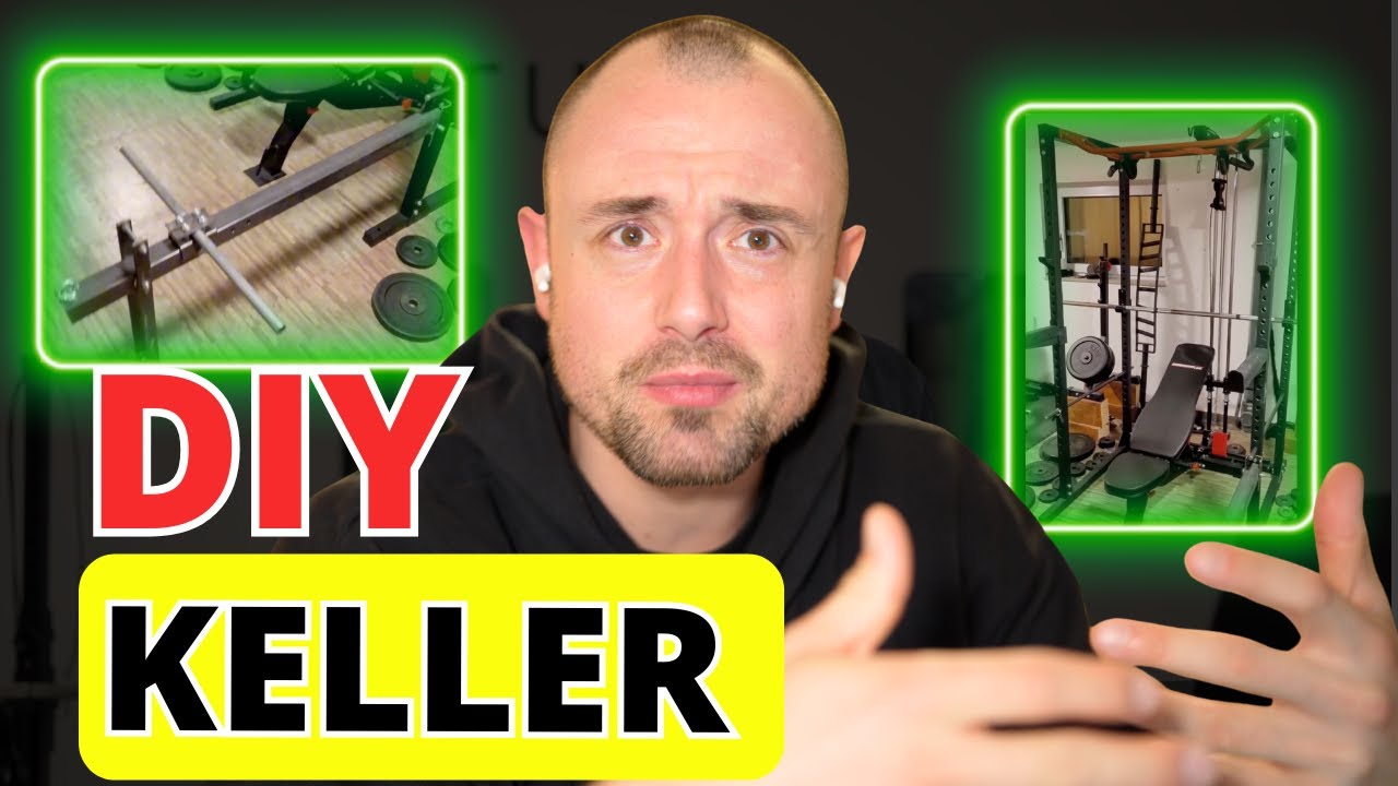 DIY Home Gym Tour im Keller – dieses modifizierte Rack und Equipment haut dich um! 😱💥