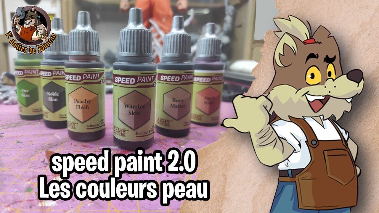 TEST : Les Speedpaint 2.0 Couleur PEAU De Chez Army Painter