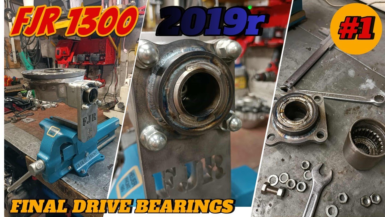 YAMAHA FJR 1300 2019r FINAL DRIVE BEARINGS part 1  Dorabiam przyrządy do przekładni głównej cz.1