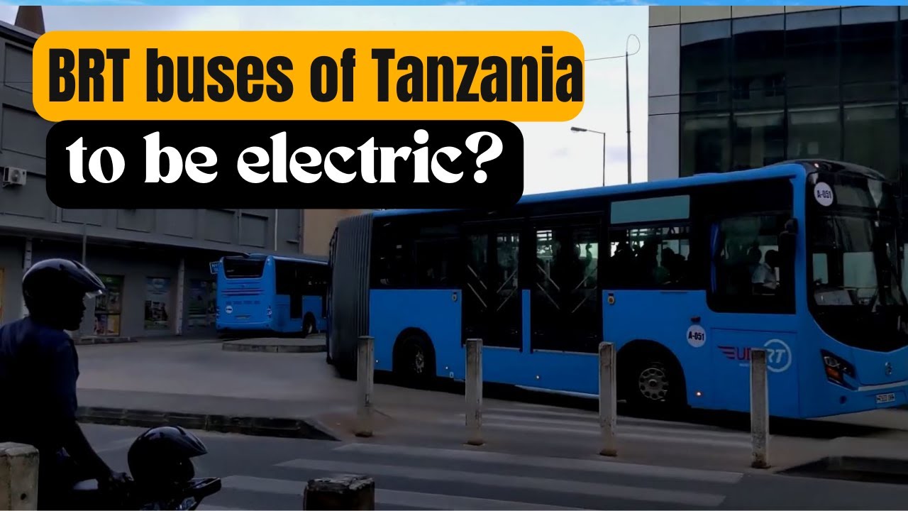 The BRT buses of Tanzania! To be electric? Best public transport system in East Africa