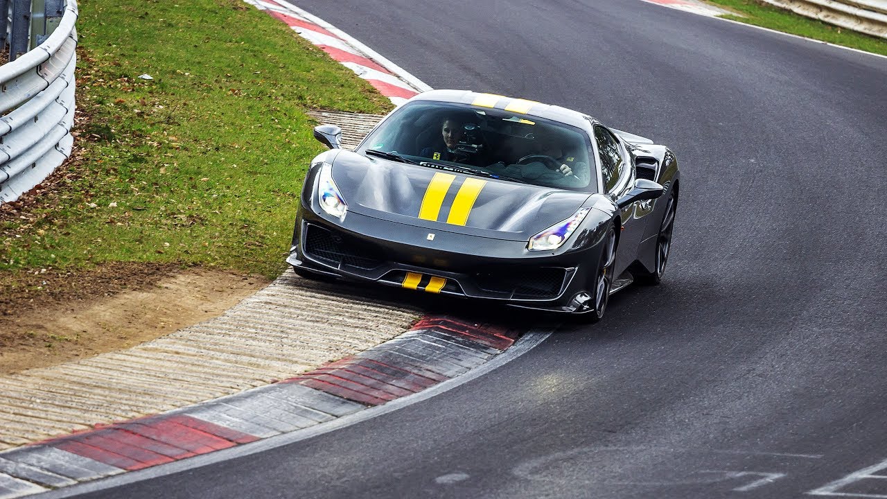 First Lap: Ferrari 488 Pista breaking in on the Nürburgring!