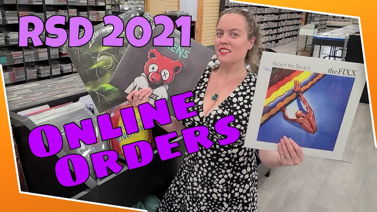 Wrapping Vinyl Record Online Orders - Record Store Day 2021 Drop 1