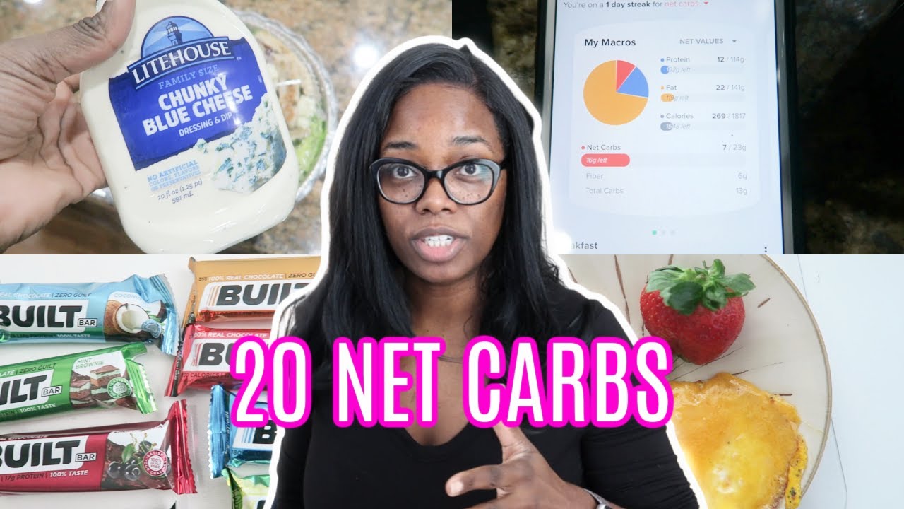 Eating under 20 net carbs on KETO / What I eat in a day + How to track net carbs!