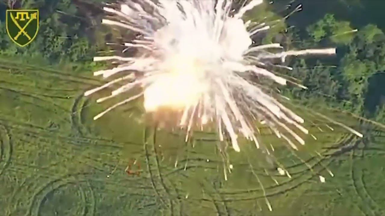 Massive Explosion As Ukrainian Troops Blow Up Russian War Machine