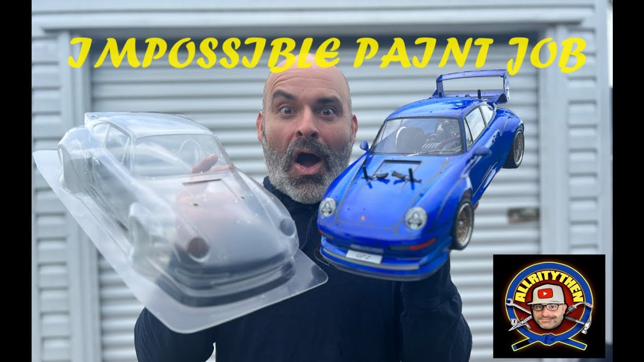 How to paint a Lexan (polycarbonate) body 911 GT2 Tamiya RC