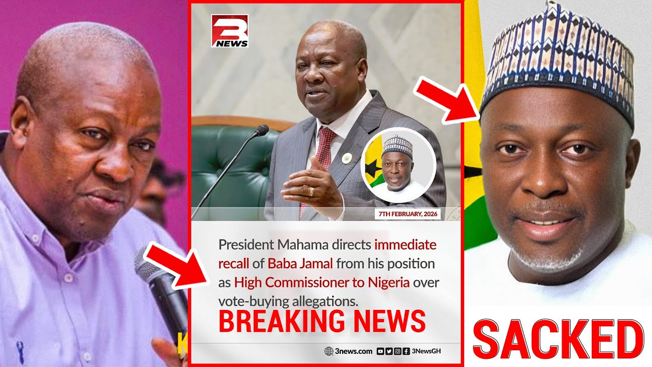 HOT🔥Mahama Angr!ly Sacks Baba Jamal From His Position as High Comisioner To Nigeria Over Vote Buying
