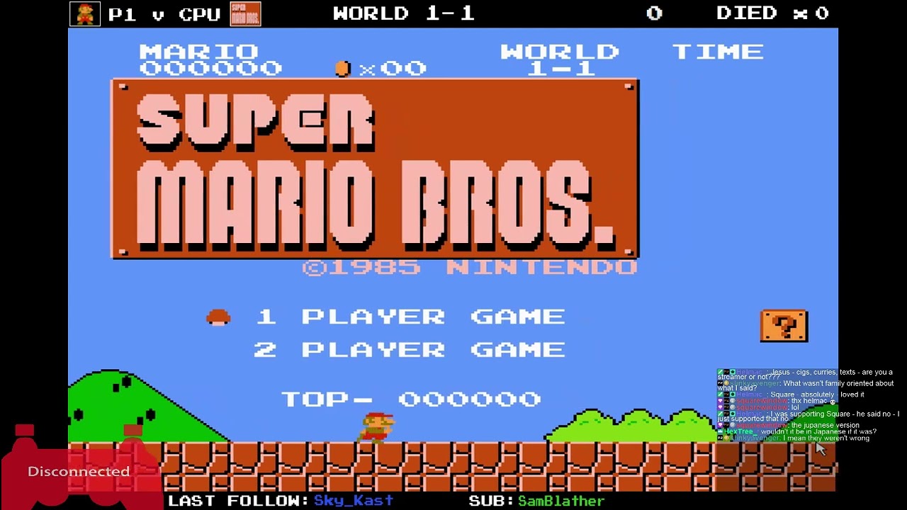 P1 vs Super Mario Bros