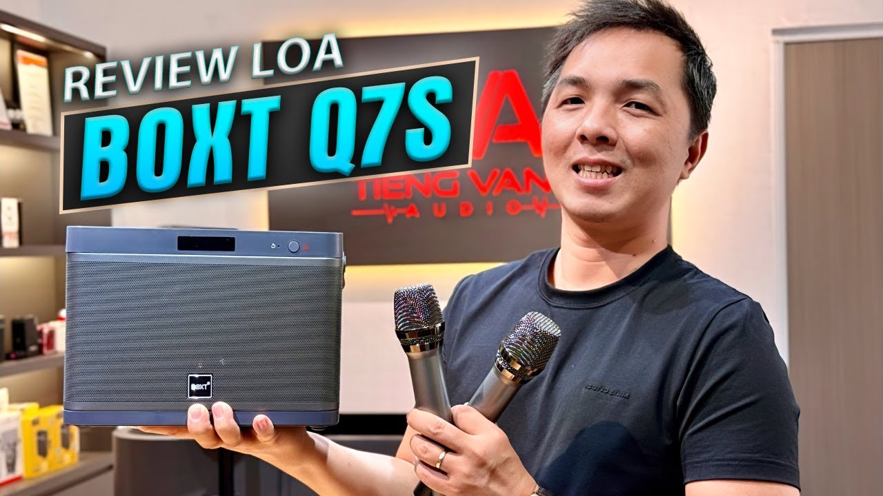 Loa karaoke mini BOXT Q7S  | NHỎ mà Bass căng cực