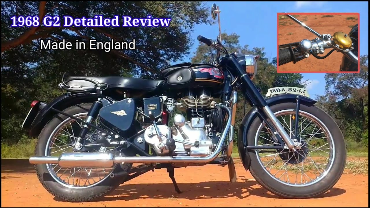 Restored 1968 Model Vintage G2 Bullet l Made In England l Detailed Review l Old Royal Enfield