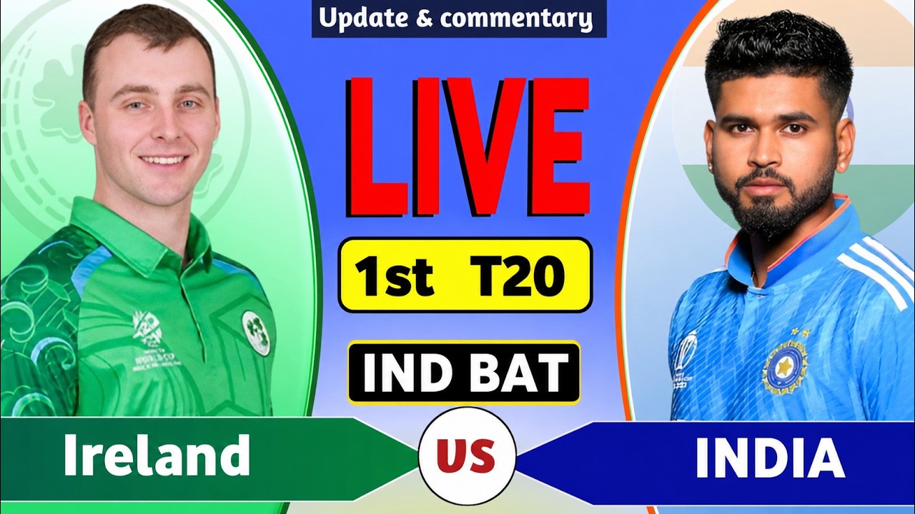 🔴 Live Cricket Match Today : India vs Ireland, 1st T20 | IND vs IRE Live Match Today Score | IND BAT