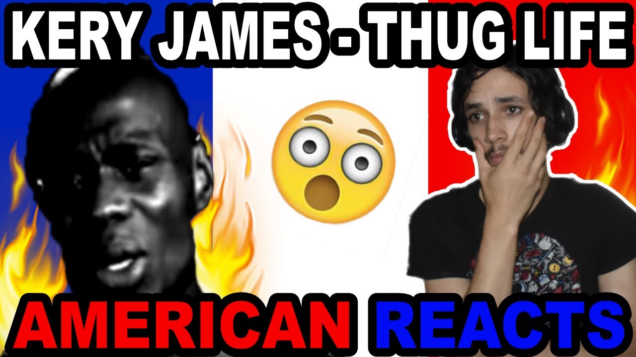 Another Classic FROM KING Kery! Kery James - THUG LIFE Reaction | American Reacts To French RAP