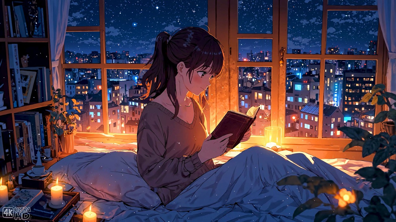 Late Reading Night Vibes 📖 Lofi Night To Make You Deep Focus On Yourself 📖 Chill Spring Vibes