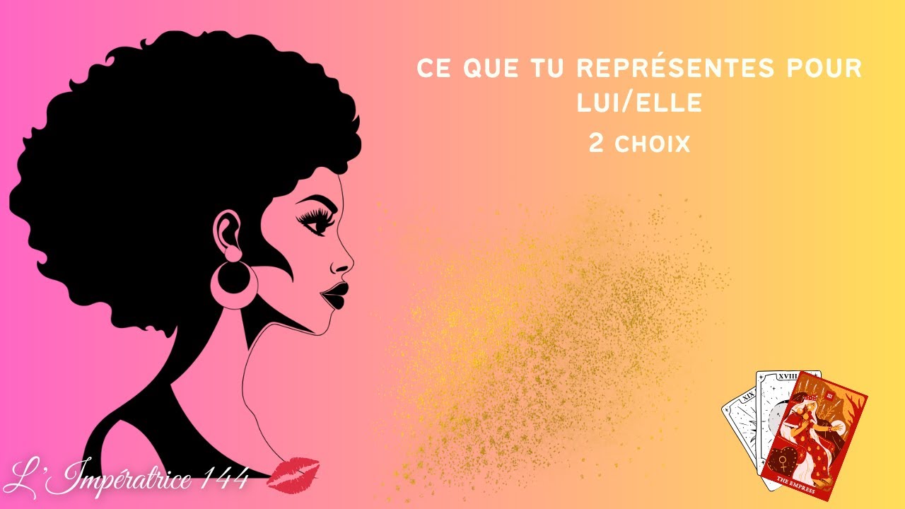 Ce que tu représentes pour lui/elle #tirage #tarot #sentimental #guidance