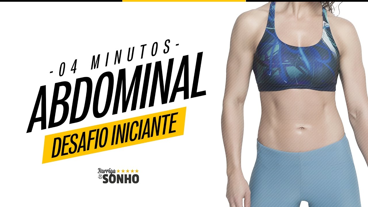 🥉 Barriga Chapada - Desafio Iniciante 4 Min | Barriga De Sonho - Raquel Quartiero