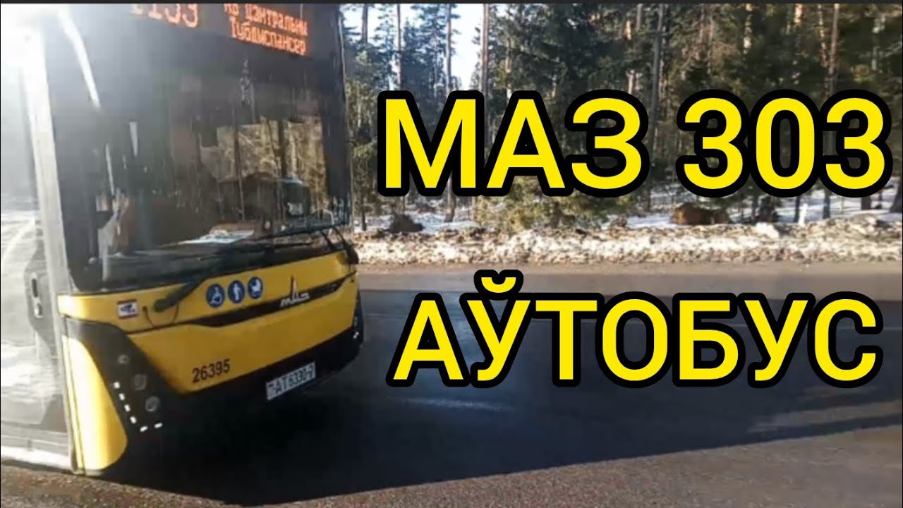 МАЛЕНЬКАЯ ПАЕЗДКА НА АЎТОБУСЕ МАЗ 303 Nº115Э АД ДЗІЦЯЧАГА АНКАЛАГІЧНАГА ЦЭНТРА ДА ТУБДЫСПАНСЕР