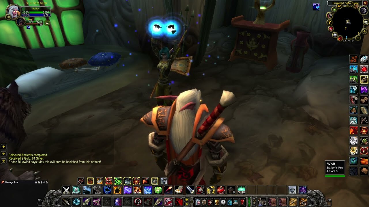 Felbound Ancients (WOW classic quest)
