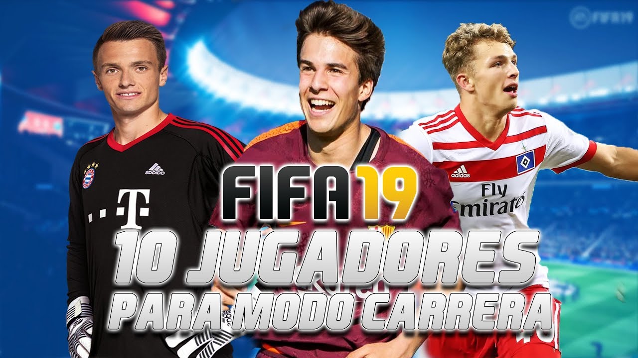 10 JUGADORES JOVENES para MODO CARRERA | Baratos y con BUEN POTENCIAL | FIFA 19