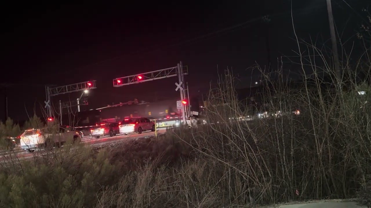 Southbound UP Tanker Train heading through Watauga TX. January 16, 2026