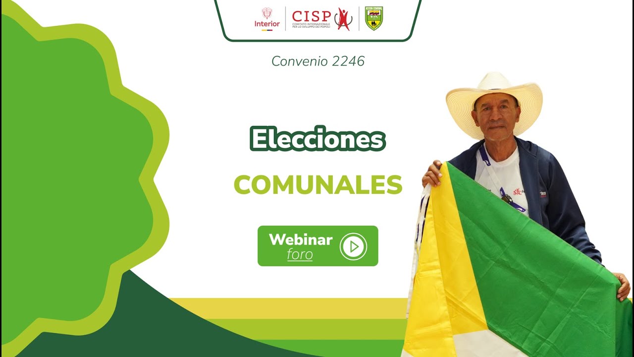 Webinar foro: elecciones comunales
