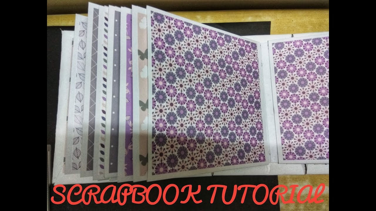 DIY Scrapbook Tutorial | How to make a Scrapbook | The Base, Binding and Pages |