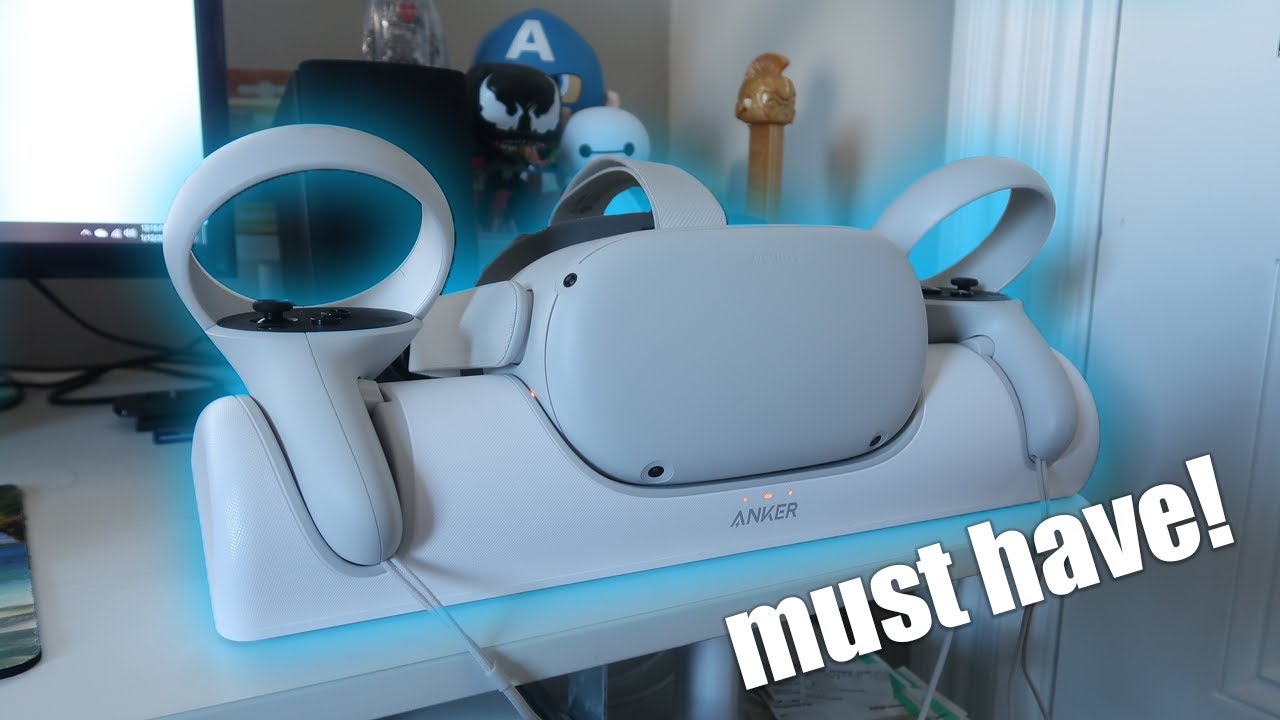 ANKER charging dock + rechargeable batteries for Oculus Quest 2 Unboxing!!