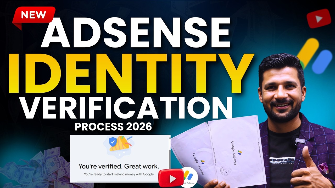New AdSense Identity Verification 2026 🔥 | Google AdSense Identity Verification Kaise Kare