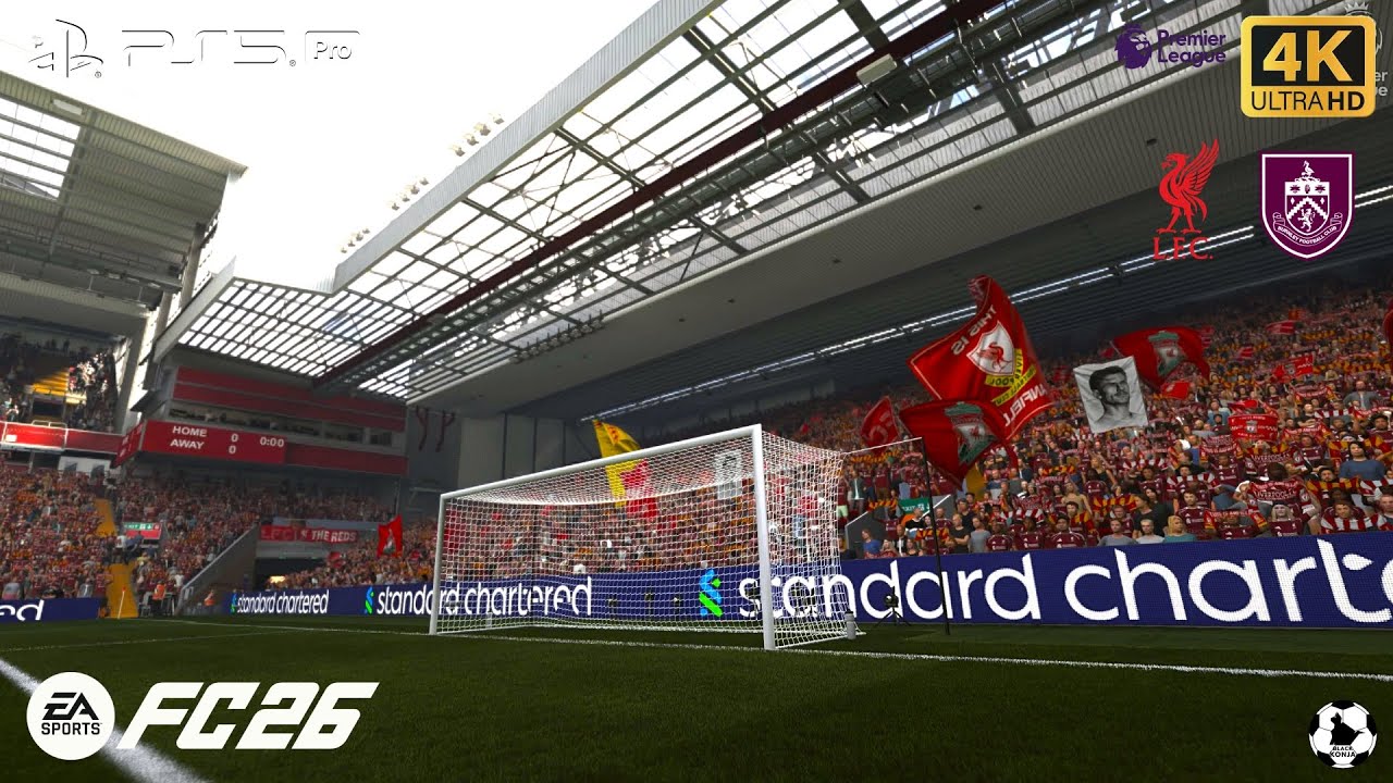 EA SPORTS FC 26 | Ливерпуль против Бернли | Геймплей 4K PS5 PRO