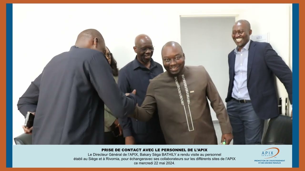 PRISE DE CONTACT AVEC LE PERSONNEL DE L’APIX